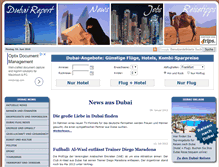 Tablet Screenshot of dubai-report.de